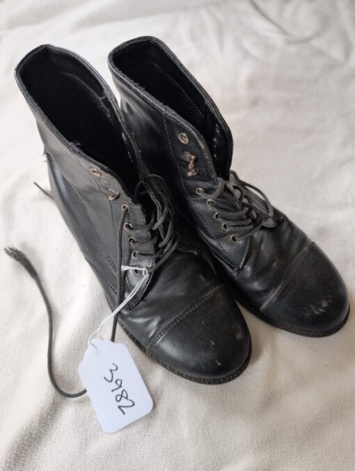 Auken Black Lace Paddock Boots 5