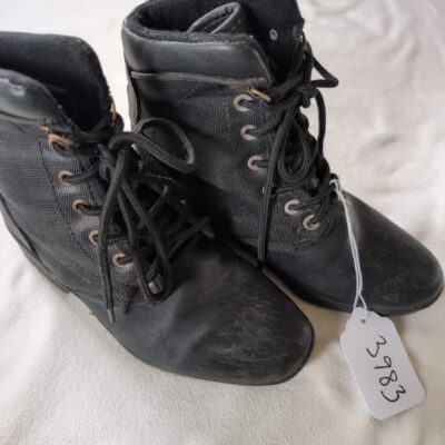 Auken Black Lace Winter Paddock Boots 5