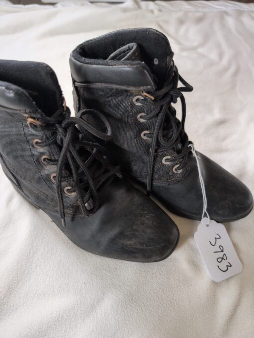 Auken Black Lace Winter Paddock Boots 5