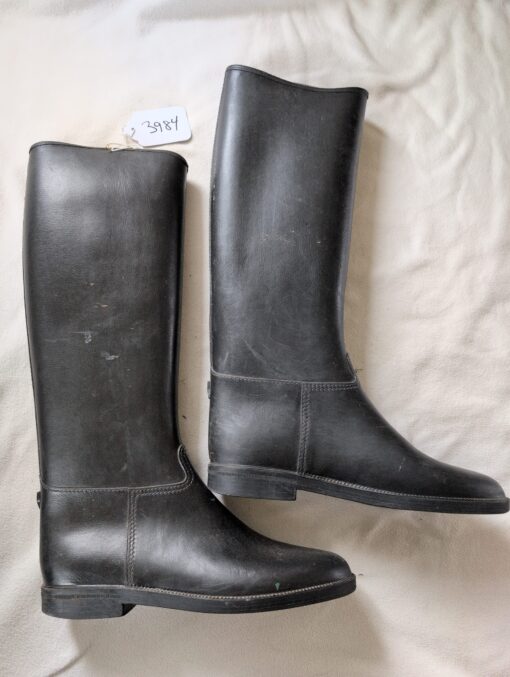 Cadett Tall Black Rubber Riding Boots 9