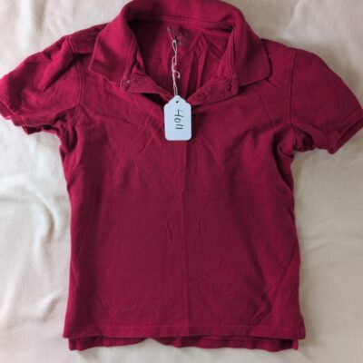 Red Polo Shirt Kids Large