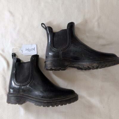 Cougar Black Rubber Paddock Boots 7