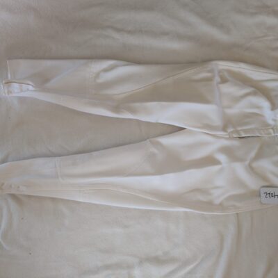 Correct Equestrian White Half Seat Breeches 28R