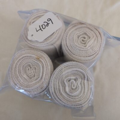 White Polo Wraps Set x4