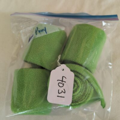 Lime Green Polo Wraps Set x4 Pony