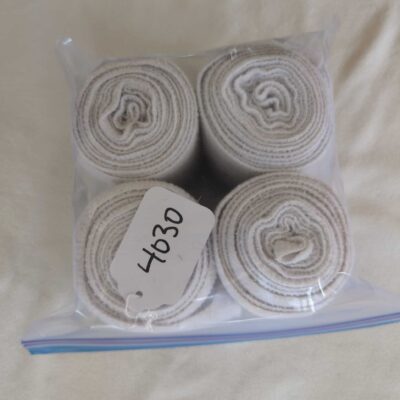 White Polo Wraps Set x4