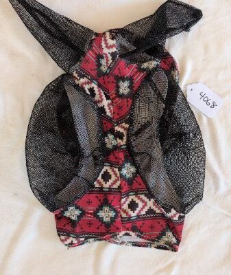 Red Flymask with Ears