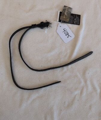 Mondega Black Leather Spur Straps