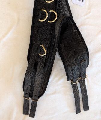 Black Synthetic Surcingle
