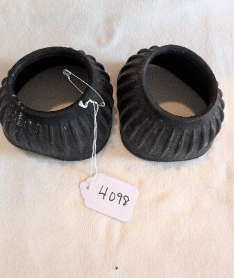 Black Rubber Bell Boots