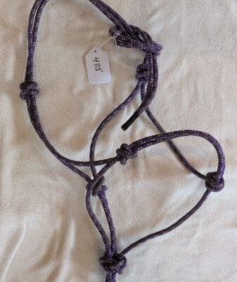 Purple Rope Halter