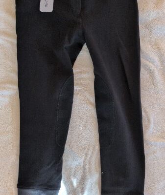 Elation Red Label Black Half Seat Breeches 32R