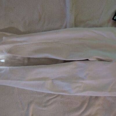 Elation Red Labels White Full Seat Breeches 26R