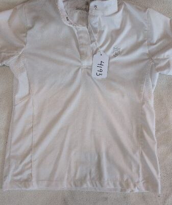 Elation Platinum White Polo Kids L