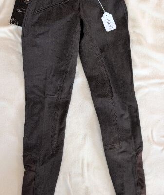 elation Platinum Brown Full Seat Breeches 24R