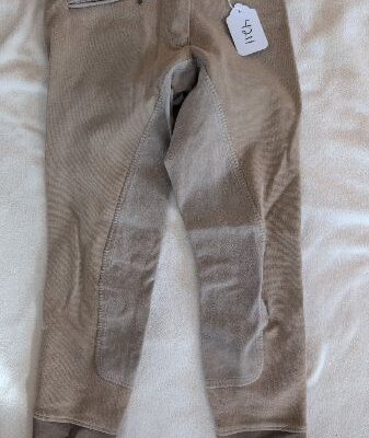 Elation Beige Full Seat Breeches 24R