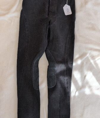 Elation Black Half Seat Breeches 16