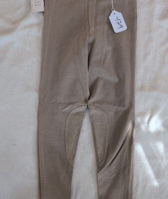 Okeaheys Beige Half Seat Breeches Kids 8