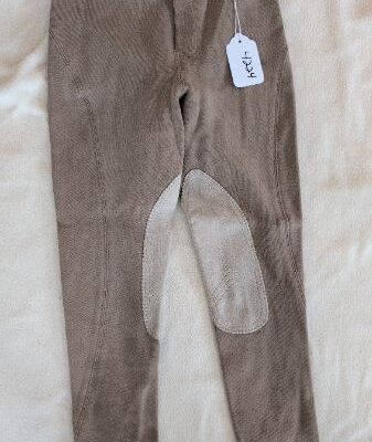 Elation Beige Half Seat Breeches Kids 10