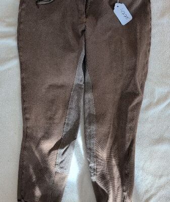 Elation Full Seat Beige Breeches 32