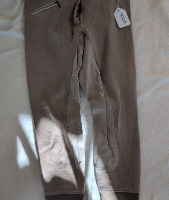 Elation Red Label Full Seat Beige Breeches 30R