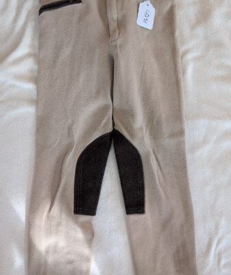 JMR Half Seat Beige and Brown Breeches 14