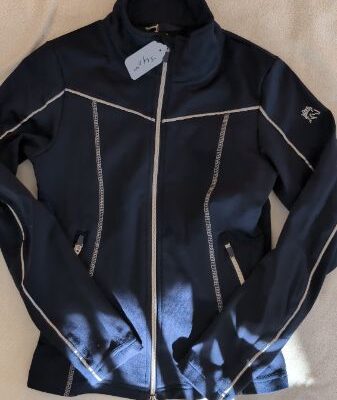 Tempo Navy Long Sleeve Zip Up Jacket Small
