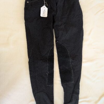 Fouganza XXXS Half Seat Black Breeches