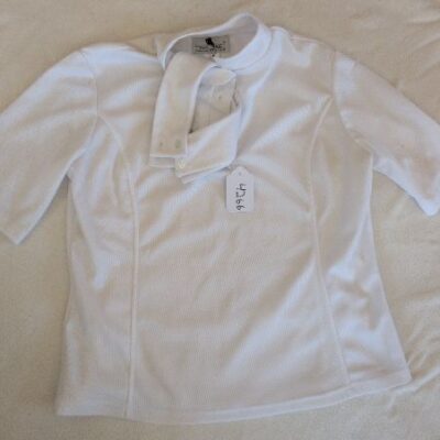 Top Rail White Show Shirt L