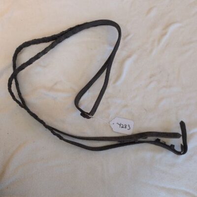 Brown Leather Braided Reins
