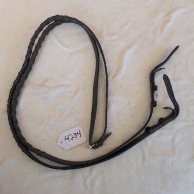 Brown Leather Braided Reins