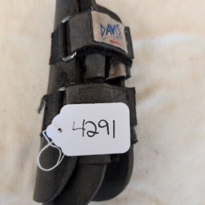Black Davis Splint Boots