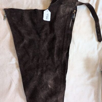 Brown Suede Chaps Youth Small