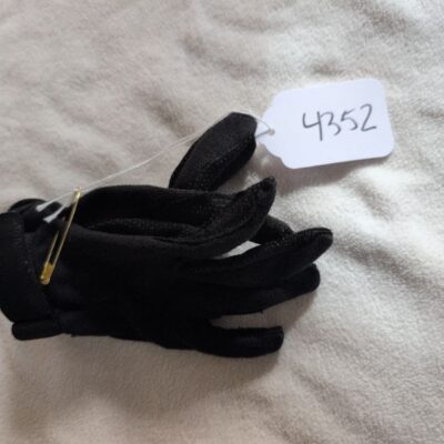 Black Riding Gloves Small