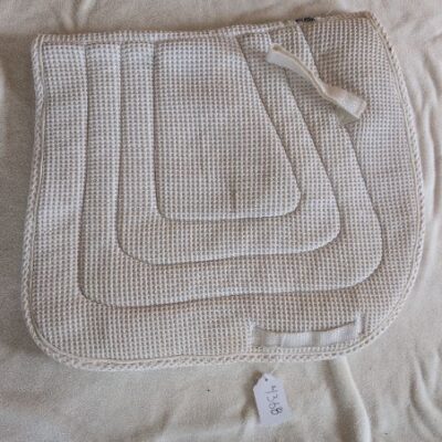 White Dressage Saddle Pad
