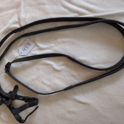 Black Rubber Reins
