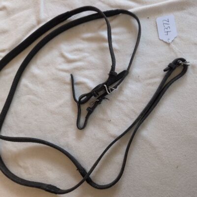 Black Rubber Reins
